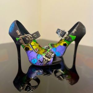 Saucy Zombie Stilletto Pumps by Demonia 💀🧟🩸 sexy shoe Halloween ComicCon